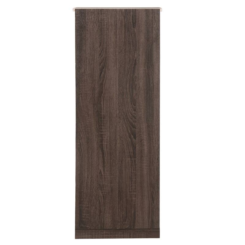 6-Drawer Wooden Bedroom Chest - 48" - Dark Brown