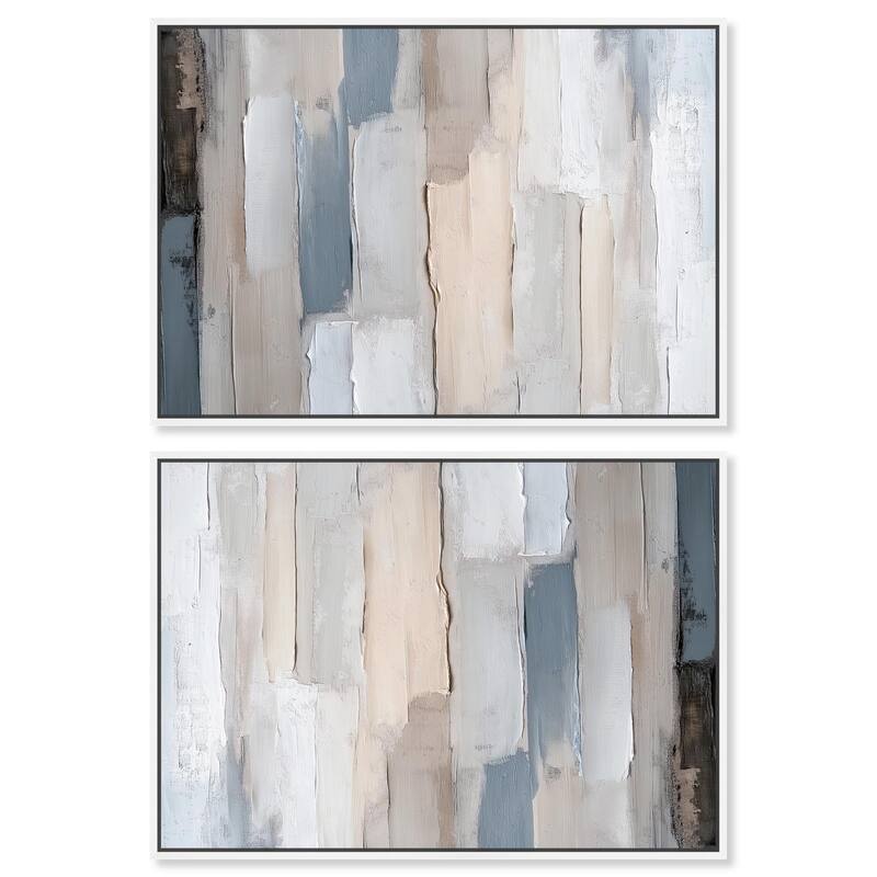 Simple Golden Swallow Canvas by Art Remedy - 30" x 30" - White