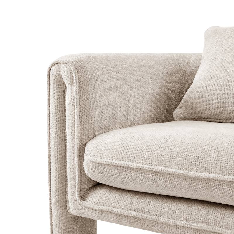 NPD Furniture Heidi Chenille Accent Arm Chair