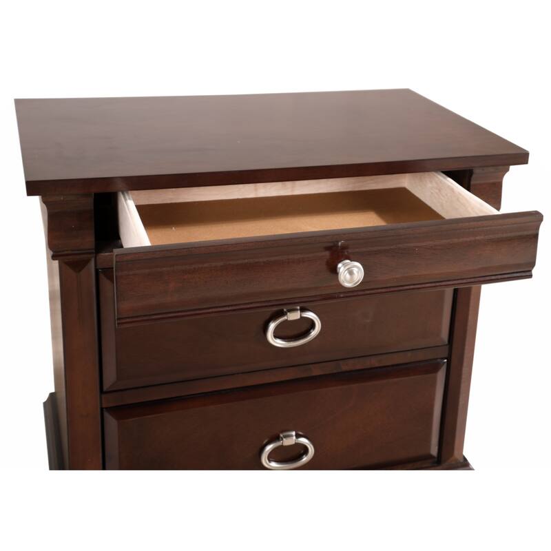Glory Furniture Triton Nightstand , Cappuccino