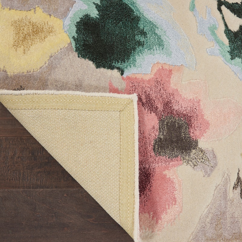 Nourison Hand-tufted Prismatic Modern Abstract Floral Area Rug