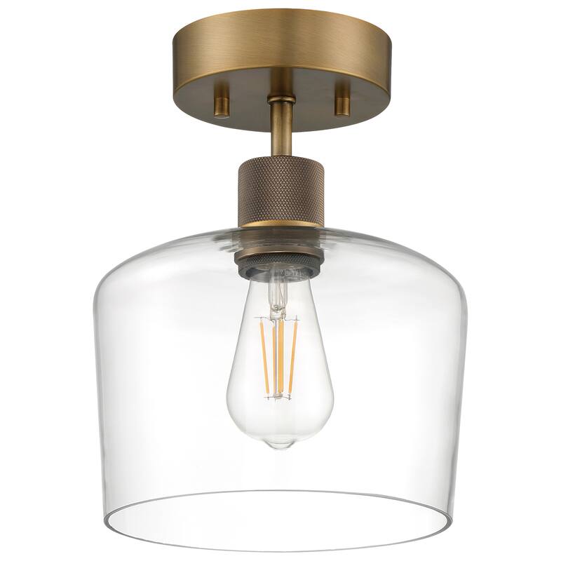 Port Nine Chardonnay LED Semi-Flush Light - Replaceable LED