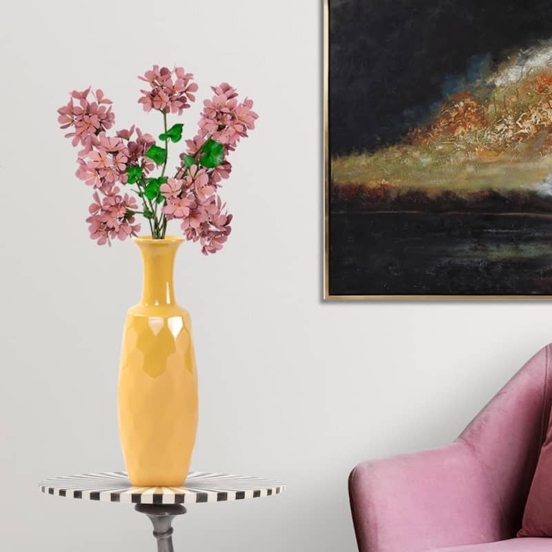 Golden Bee Ceramic Vase