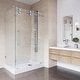 preview thumbnail 66 of 97, VIGO Winslow Frameless Sliding Shower Enclosure