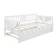 preview thumbnail 24 of 72, Elegant Design Daybed with Trundle Bed, Wooden Sofa Bed for Bedroom Living Room, Wood Platform Bed Frame for Kids Teens Guests