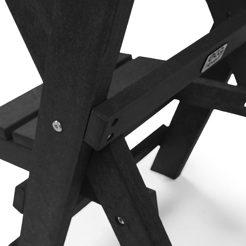 Key West Fully Assembled All-Weather Recycled HDPE Outdoor Folding Bar Stool
