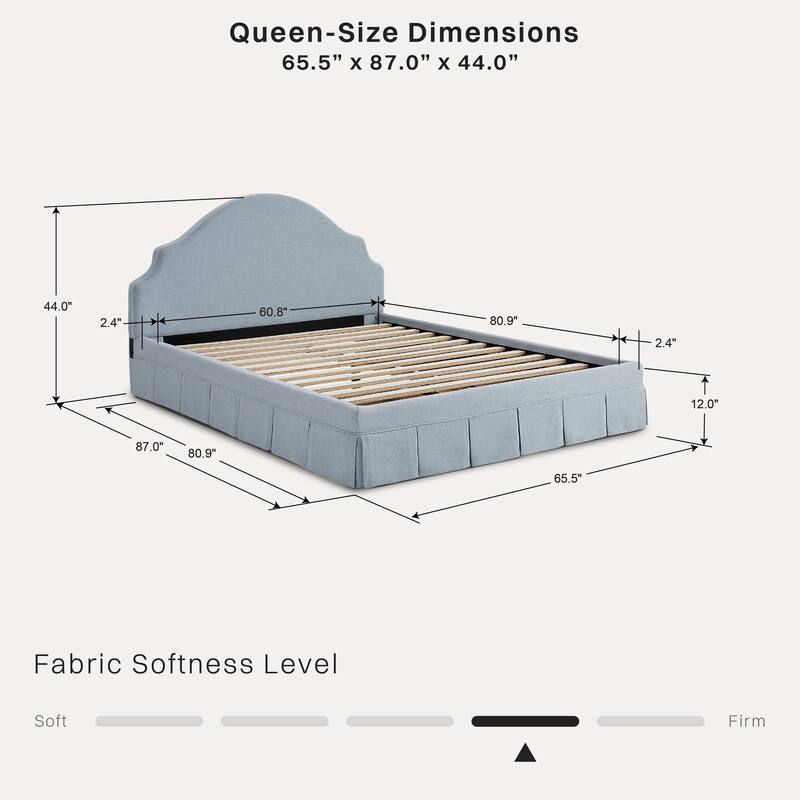 Canton Upholstered Queen Size Storage Bed