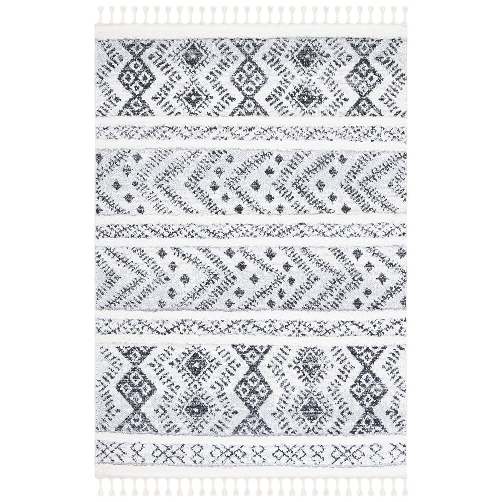 SAFAVIEH Moroccan Tassel Shag Ilijana 2-inch Thick Rug