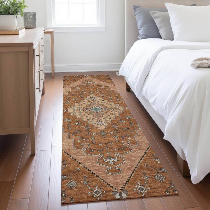 Machine Washable Indoor/ Outdoor Global Marrakesh Chantille Rug