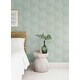 preview thumbnail 3 of 5, A-Street Prints Folly Seafoam Zen Swirls Wallpaper