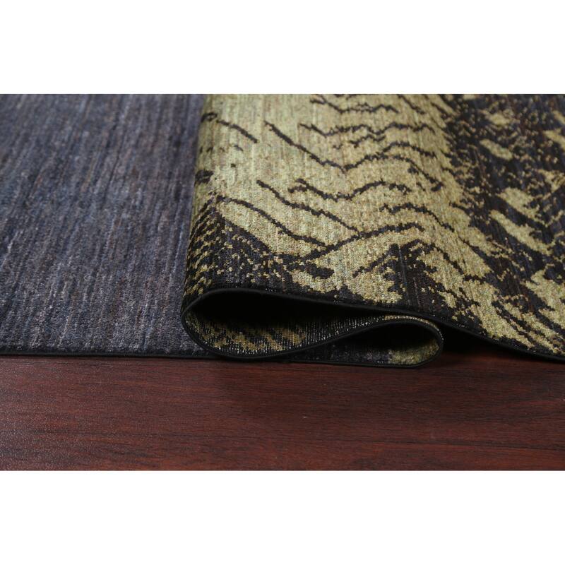 Abstract Design Gabbeh Persian Wool Area Rug Handmade Bedroom Carpet - 5'6" x 8'0"