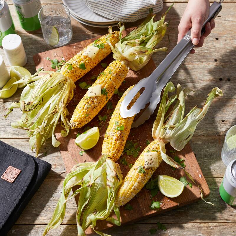 ZWILLING BBQ 2-pc Stainless Steel Grill Spatula and Tongs Set