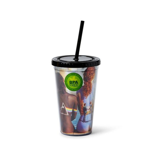 Pink Floyd Back Catalogue Carnival Cup 16oz Bpa Free Tumbler With Straw Lid Multi Overstock 31412301