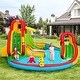 preview thumbnail 6 of 4, Kids Inflatable Water Slide Bounce Park Splash Pool w/ 550W Blower - with 550W blower