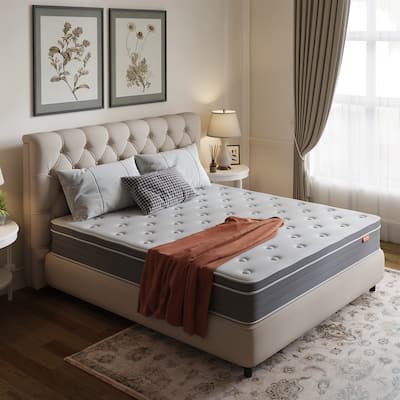 Sweetnight 12 inch Pocket Spring Hybrid Mattress in a Box