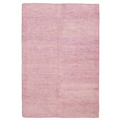 ECARPETGALLERY Hand-knotted Loreto Violet Silk Rug - 5'10 x 8'8