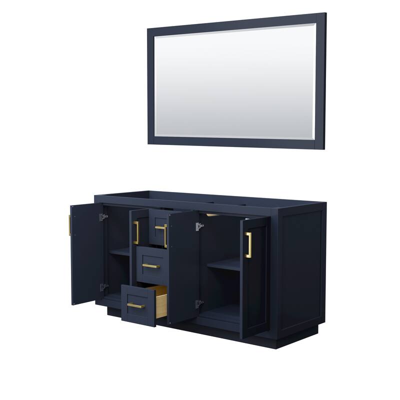 Miranda Bathroom Vanity Cabinet, 58-Inch Mirror