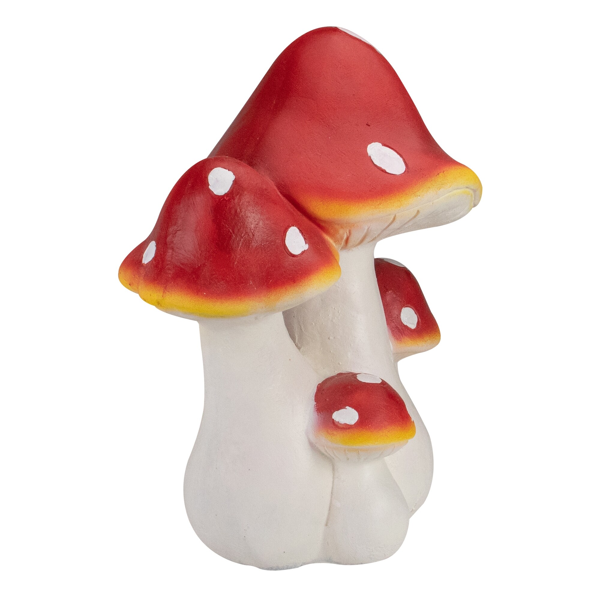 16 75 White And Red Hand Painted Mushrooms Outdoor Garden Decor Overstock 32185962