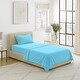 preview thumbnail 6 of 6, Lavish Home 3-Piece Brushed Microfiber Bed Twin Sheet Set (Light Blue)