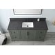 preview thumbnail 28 of 29, Vanity Art 60" Single Sink Bathroom Vanity with Top & Backsplash