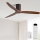 preview thumbnail 160 of 189, Sofucor 42"/48"/ 52"/60"Noiseless Walnut Wood Ceiling Fan with Remote Control, Integrated Light Optional