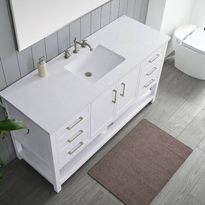 Sudio Design Arlo 60" Single Bathroom Vanity - 60" Single Sink