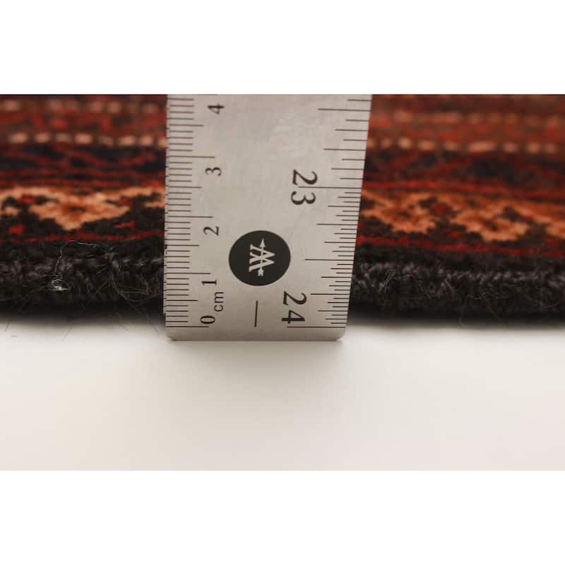 Teimani Burgundy Rug 3'1" x 5'1" - 3'1 x 5'1