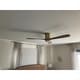 preview thumbnail 4 of 8, Modern Sand Gold Low Profile Flush Mount Ceiling Fan with LED and Remote - 52 Inches