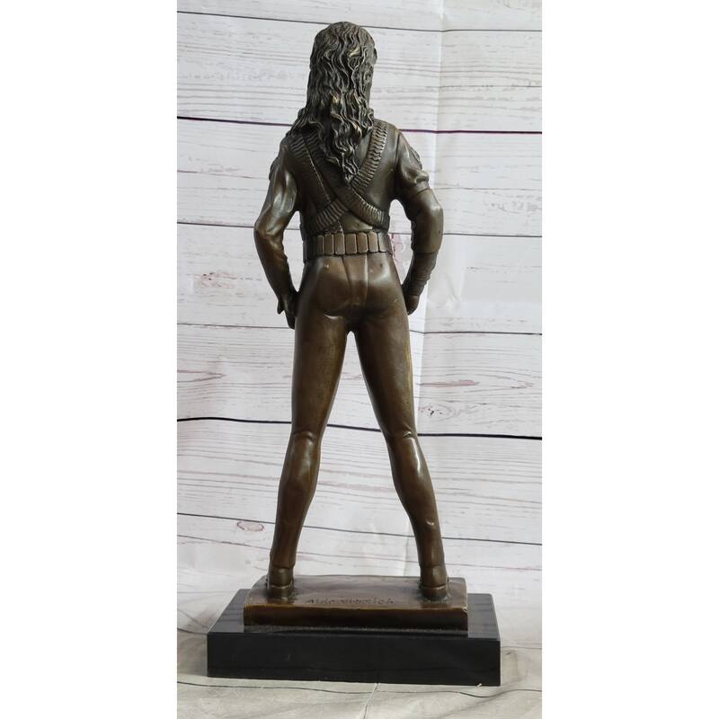 Hand Made Original Artwork By Aldo Vitaleh Michael Jackson Bronze Sculpture Figurine