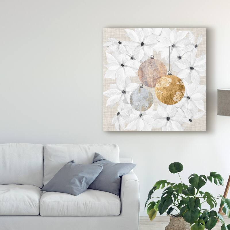 Grace Popp 'Sophisticated Christmas Iv' Canvas Art