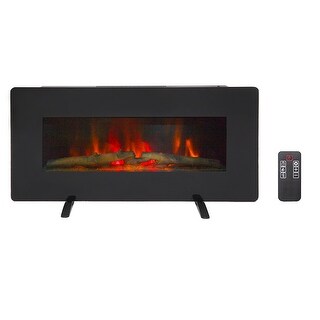 36''/42'' Electric Indoor Wall Mounted Fireplace with Remote Control