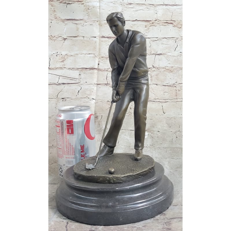 Ben Hogan Male Golfer Sports Memorabilia Golf Club Art Pga Bronze Marble Figure