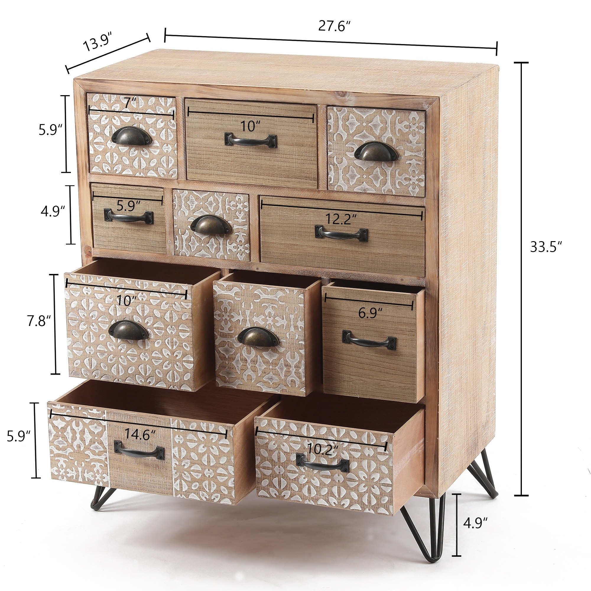 11 drawer storage shop chest