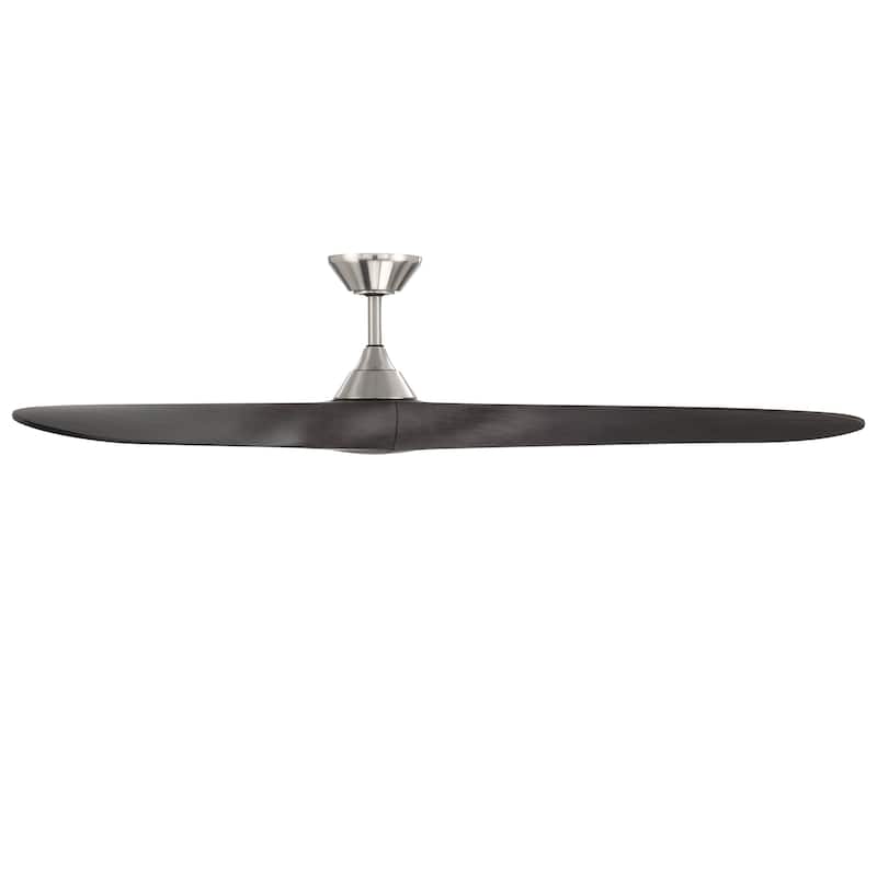 Malibu Indoor Outdoor 3-Blade Smart Ceiling Fan 70in with Remote Control-REMOVE FINISH - 70