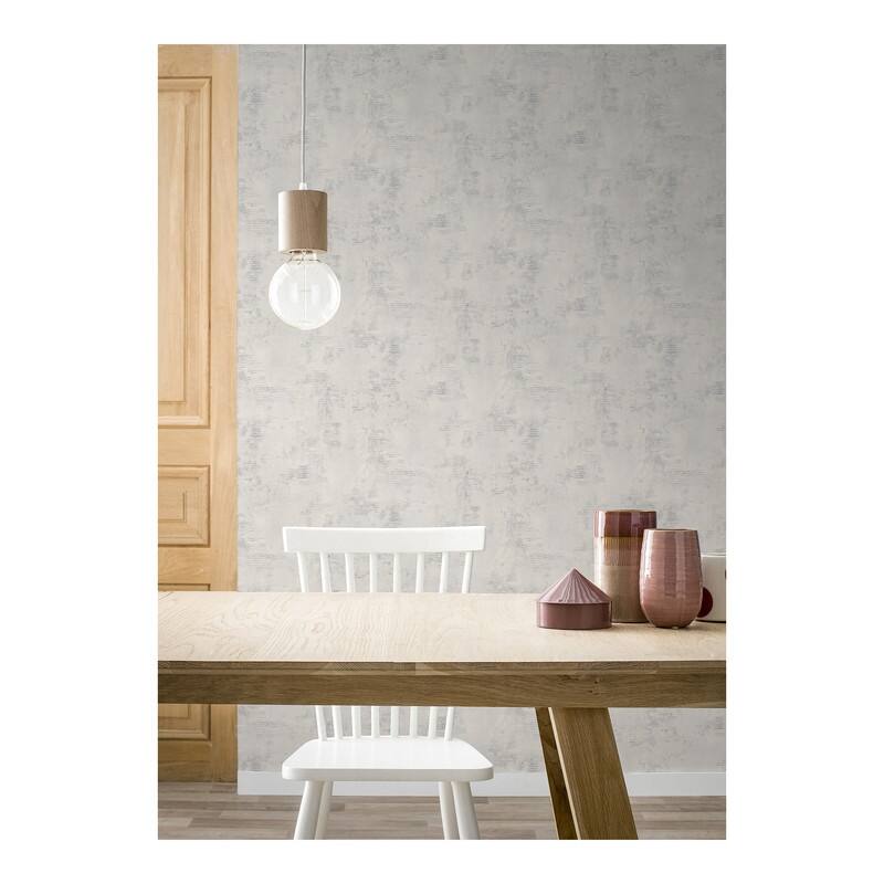 Advantage Osborn Light Grey Distressed Texture Wallpaper - 21 x 396 x 0.025