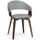 preview thumbnail 22 of 100, WYNDENHALL Calinda Mid Century Modern Bentwood Single Dining Chair - 20.5"w x 21.7"d x 30.9"h