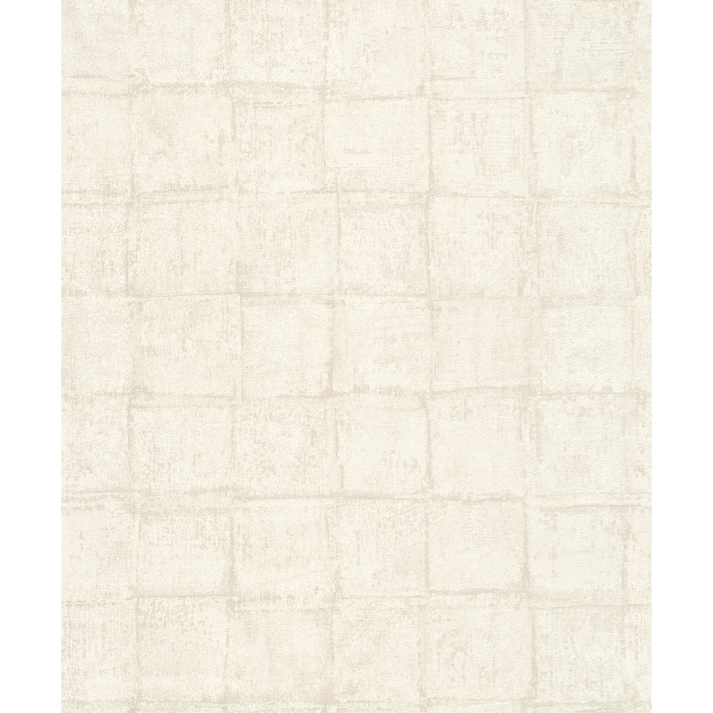 Galerie Wallcoverings Eden Collection Textured Tile Vinyl on Non-Woven Matte Wallpaper Roll