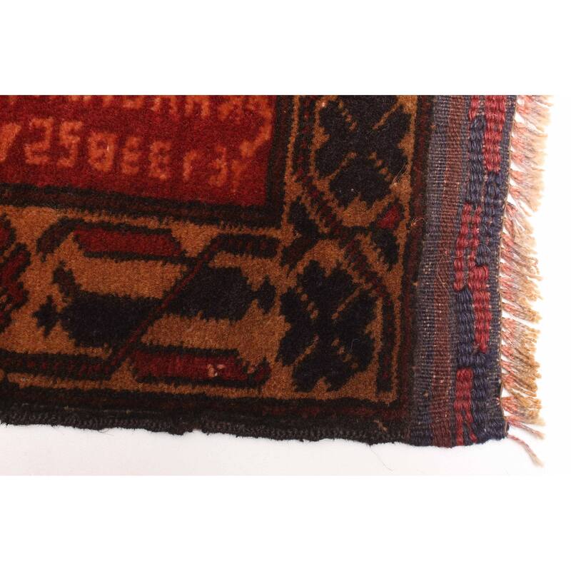 ECARPETGALLERY Hand-knotted Teimani Brown Wool Rug - 2'9 x 4'3