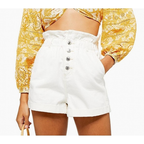topshop white shorts