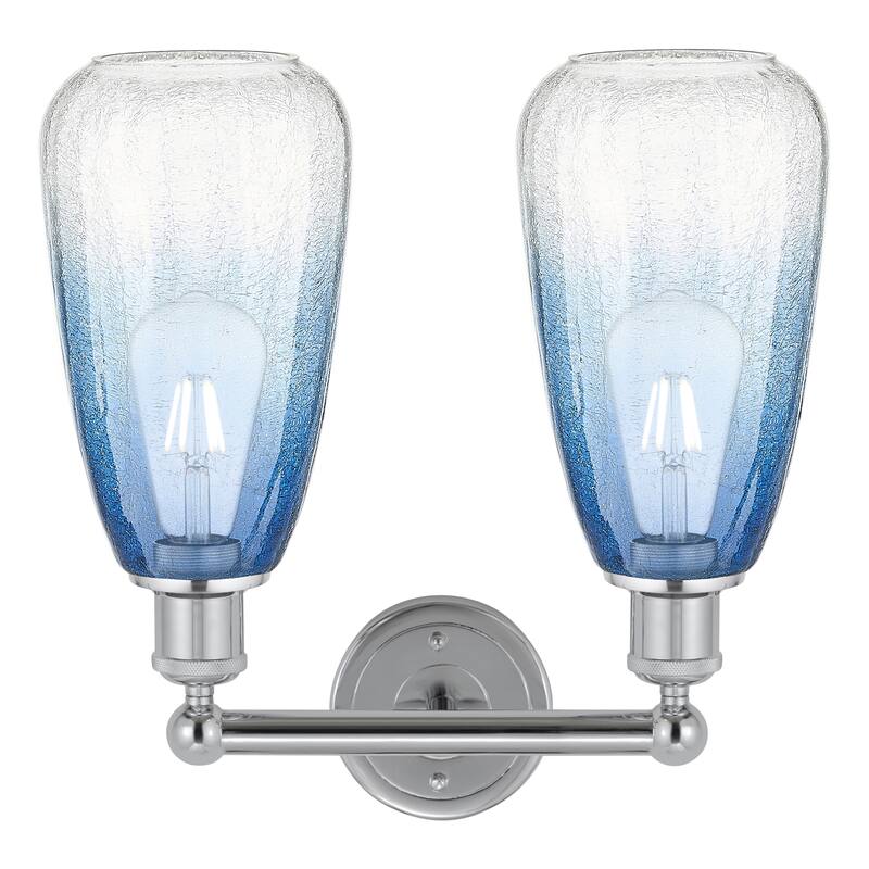 Innovations Lighting Endless Possibilities Edison - Brookhaven Almond - 2 Light 15" Bath Vanity Light