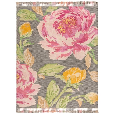 SAFAVIEH Hand-knotted Kenya Arty Southwestern Tribal Wool Rug
