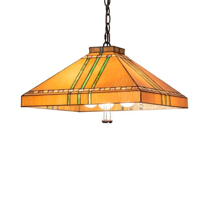 Meyda Tiffany 244752 3 Light 24" Wide Pendant - Natural