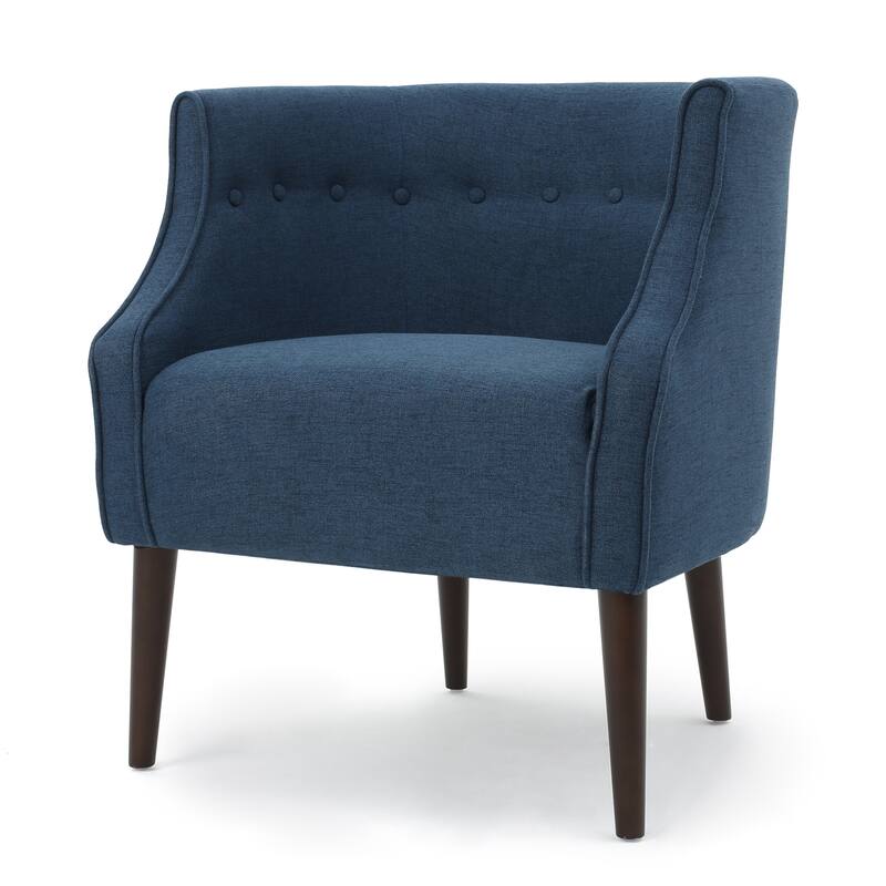 Modern Club Chair with Tufted Back