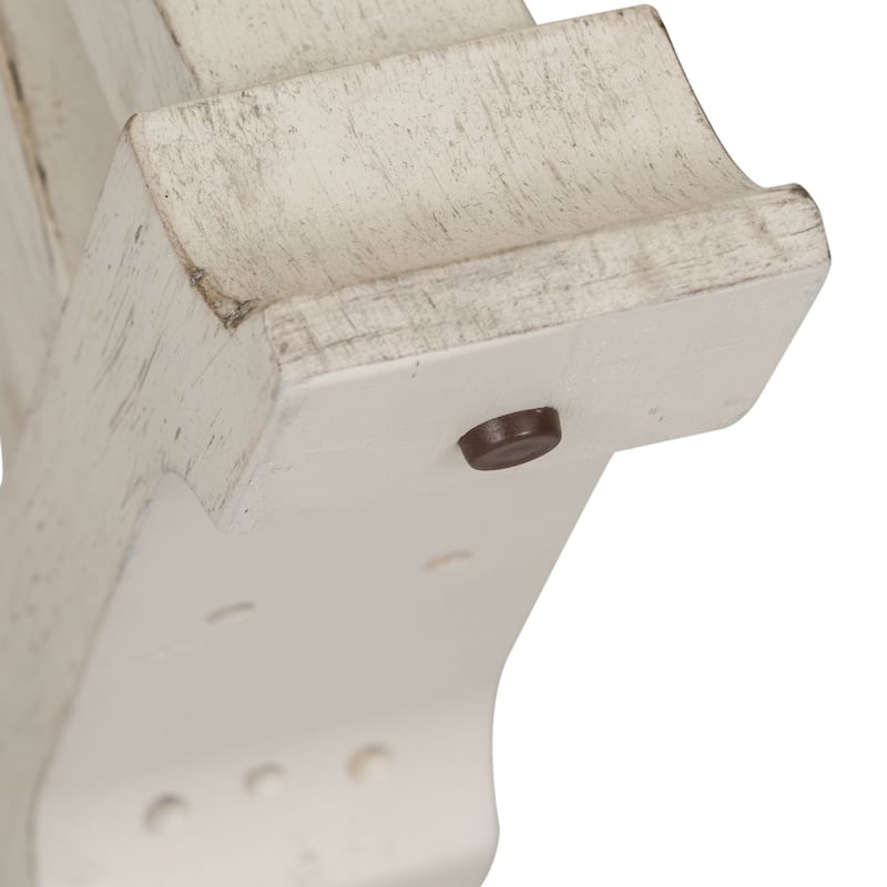 Farmhouse Reimagined Antique White Flip Lid Sofa Table
