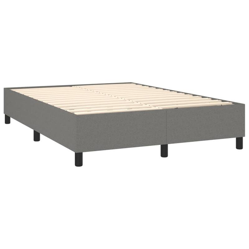 vidaXL Bed Frame Box Spring Platform Bed Base Frame Mattress Foundation Fabric