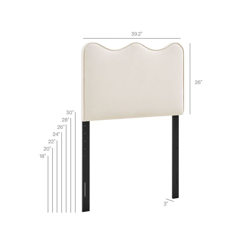 Athena Stain-Resistant Performance Velvet Headboard