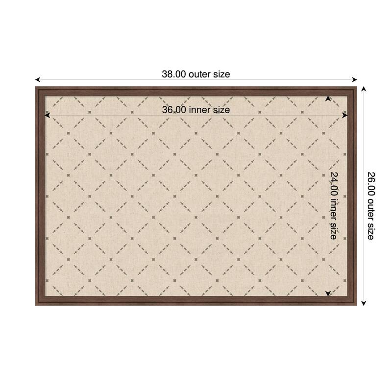 Kate and Laurel Pinboard Green Lattice Print