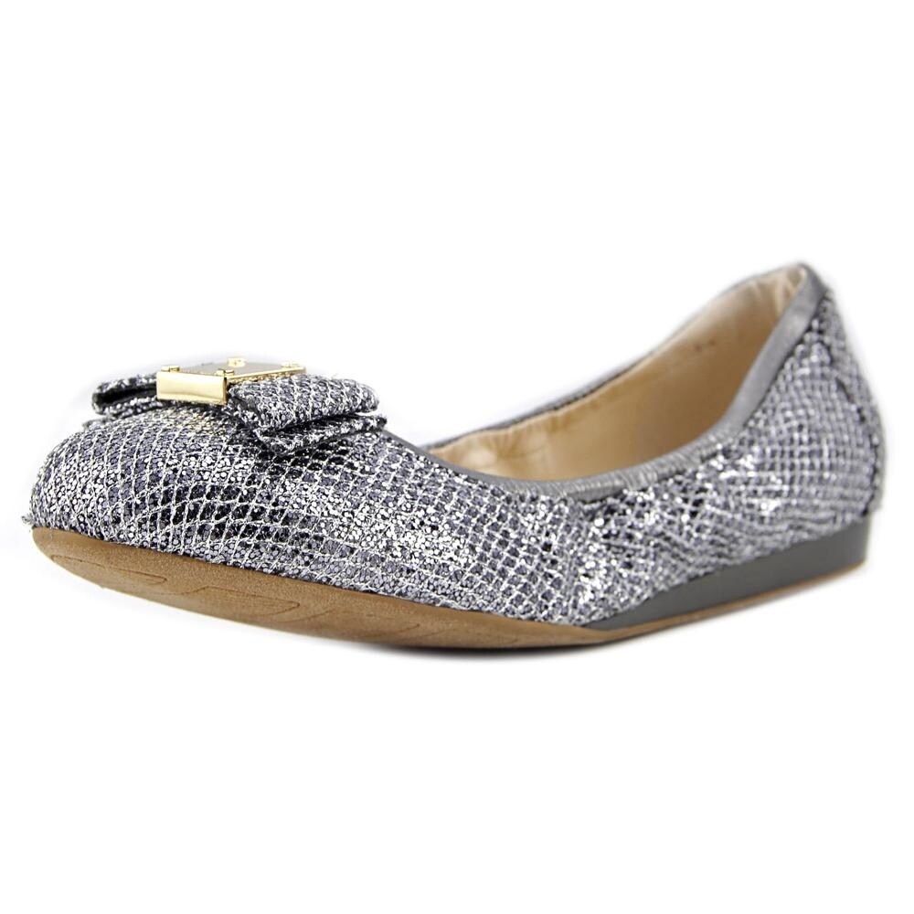 cole haan silver flats