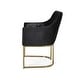 preview thumbnail 7 of 14, Roomfitters Velvet Upholstered Accent Chair, Modern Armchair with Tufted Backrest and Gold Metal Frame
