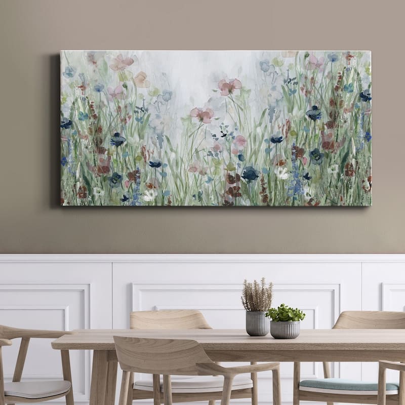 Wildflower Fields- Premium Gallery Wrapped Canvas - Ready to Hang